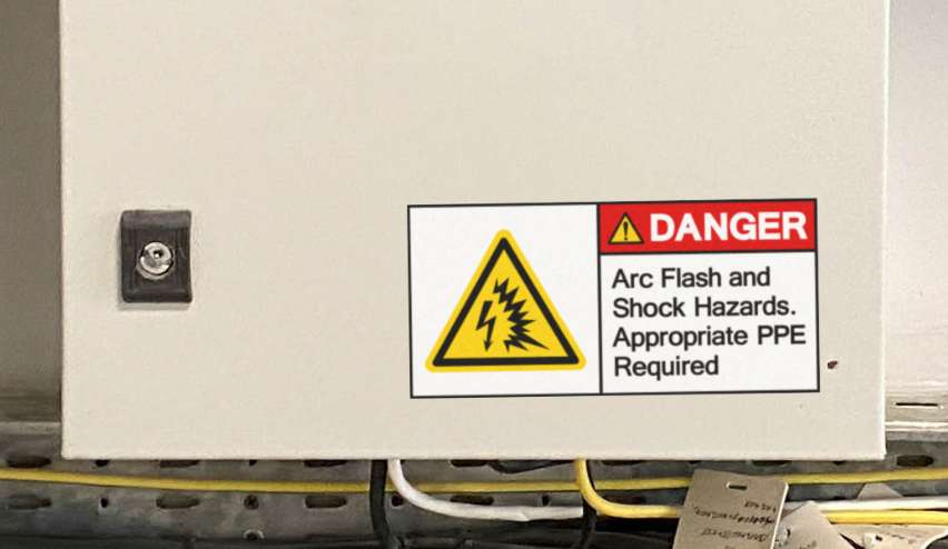 Arch Flash and Shock Hazards.  Appropriate PPE Required.